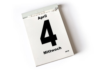 4. April 2018