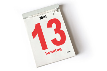 13. Mai 2018