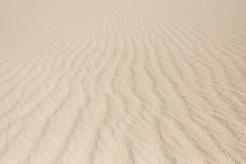 Sandy waves, sand on the beach or desert texture pattern