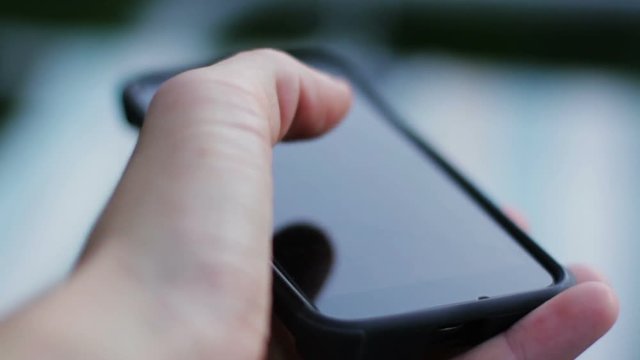 Using Smartphone, Black Screen Mirror