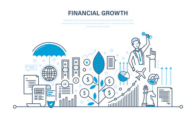 Financial growth, market research, deposits, contributions, savings, management, calculation.