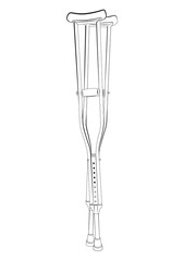 axillary crutches