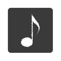 Obraz premium Musiknote - Achtelnote - Handgezeichnet