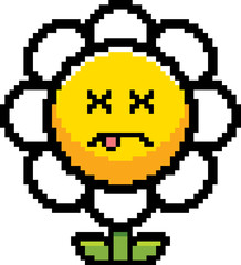 Dead 8-Bit Cartoon Flower
