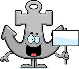 Cartoon Anchor Sign