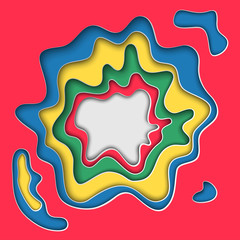 Paper cut background