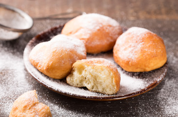 homemade  traditional donuts
