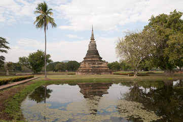 Fototapeta na wymiar Sukhothai Historical Park in Thailand