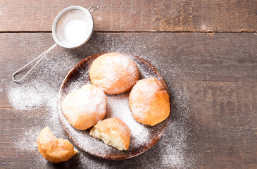 homemade  traditional donuts