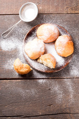 homemade  traditional donuts