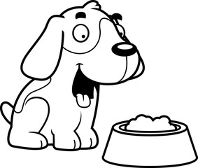 Cartoon Beagle Food
