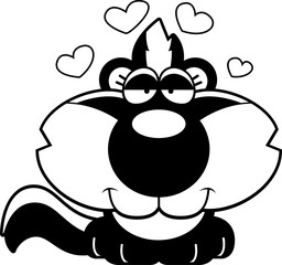 Cartoon Skunk Love