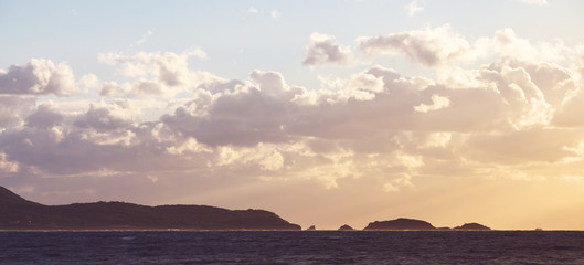 Giens Peninsula at sunset