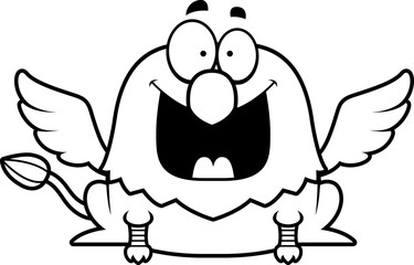 Happy Cartoon Griffin