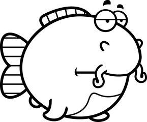 Bored Cartoon Catfish