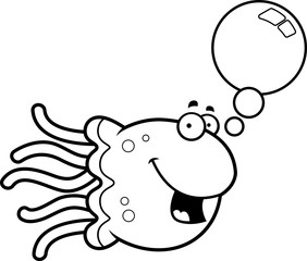 Talking Cartoon Jellyfish