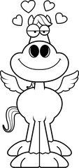Cartoon Pegasus Love