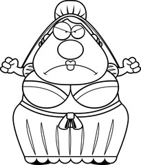Cartoon Bride Angry