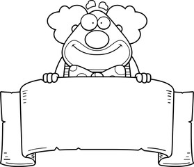 Cartoon Clown Banner