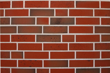 Terracotta brick wall