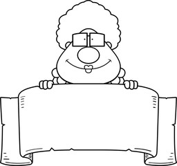 Cartoon Grandma Banner