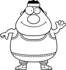 Waving Cartoon Gym