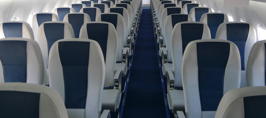 sièges avion bannière