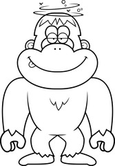 Cartoon Stupid Bigfoot