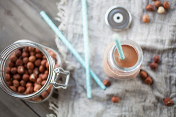 Chocolate hazelnut milk