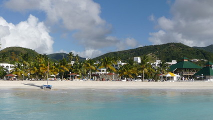 Coastline of Jolly Beach Antigua