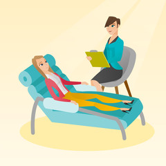 Fototapeta premium Psychologist having session with patient.