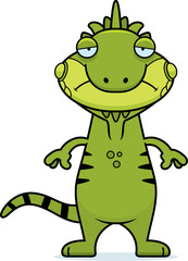 Sad Cartoon Iguana