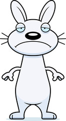 Sad Cartoon Rabbit
