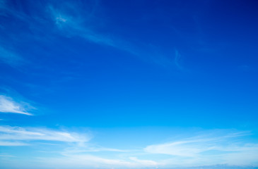 blue sky with cloud