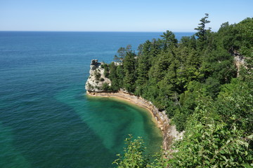 Painted rock peninsula Michigan