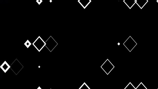 Ascending Diamond Shape Tiles Texture Loop