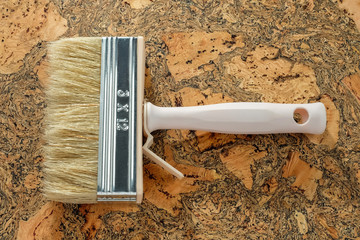 paint brush. paint brush on background. paint brush on a background