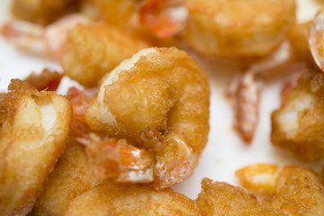 Deep fried shrimp 