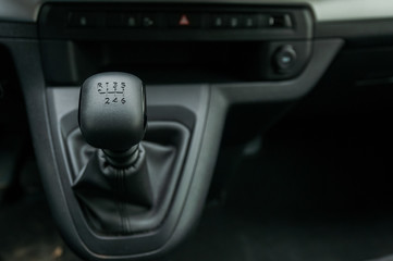 Gear shift lever. Manual gearbox.