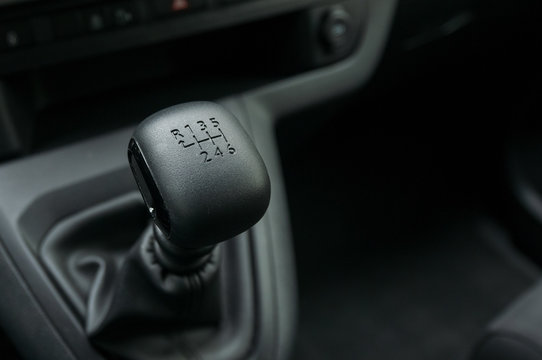 Gear shift lever. Manual gearbox.