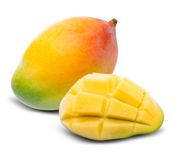 Mango isolated on white