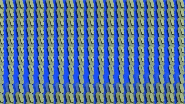 4k Abstract zipper capsule shape paper cut background,checkered textiles material,armor weaving,3d printing backdrop.