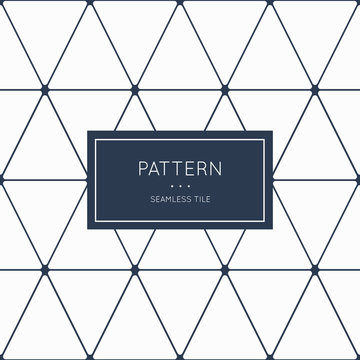 Geometric seamless pattern