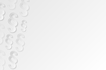 Paragraph symbol - bright background concept. Vector.