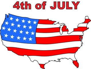 4th of july national day of United States of America