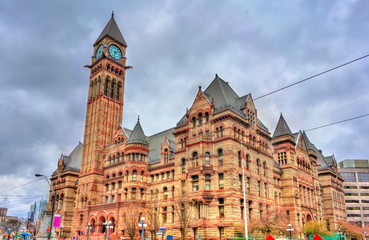 The Old City Hall, a Romanesque civic building and court house in Toronto, Canada © Leonid Andronov