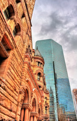 The Old City Hall, a Romanesque civic building and court house in Toronto, Canada © Leonid Andronov