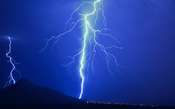 Storm at night