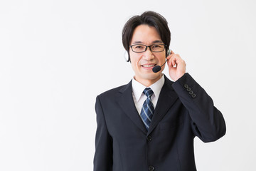 オペレーター　ミドル男性