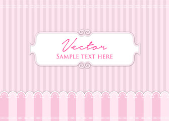 Pink striped background
